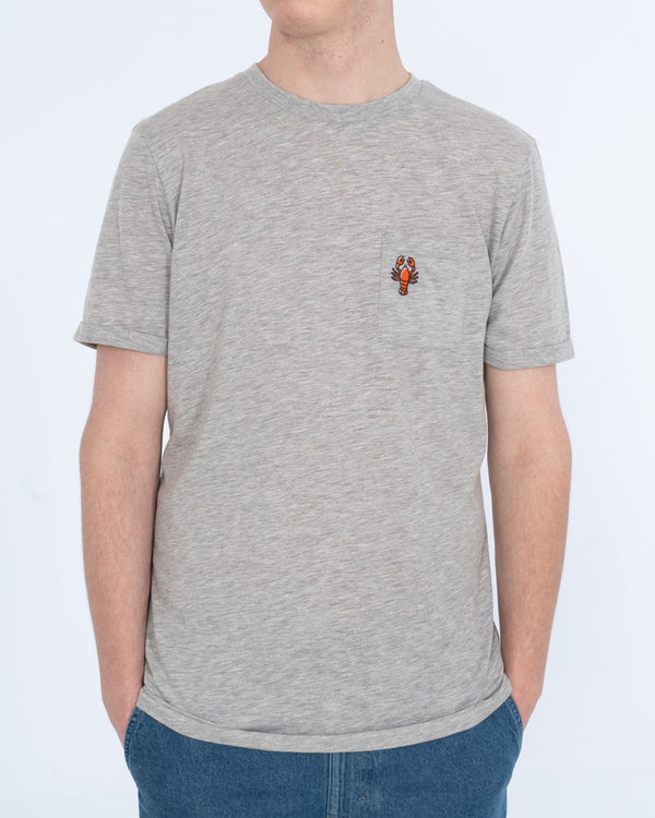 2t Benji Tall Embroidered Pocket T-Shirt (light grey)