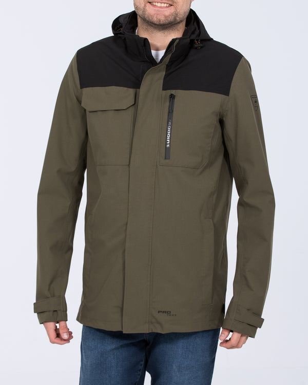 Redpoint Luke Tall Hooded Jacket (black/olive)