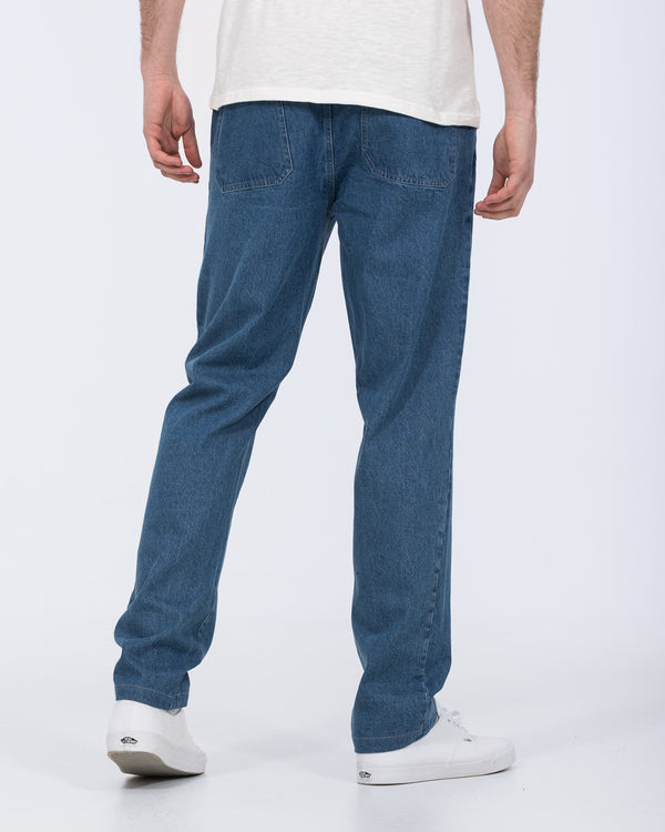 2t James Loose Fit Tall Elasticated Waist Jeans (mid)