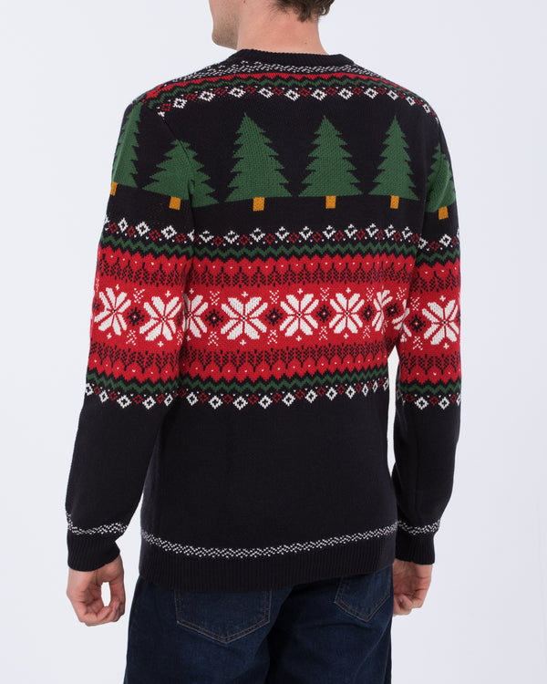 2t Tall Christmas Tree Jumper (navy)