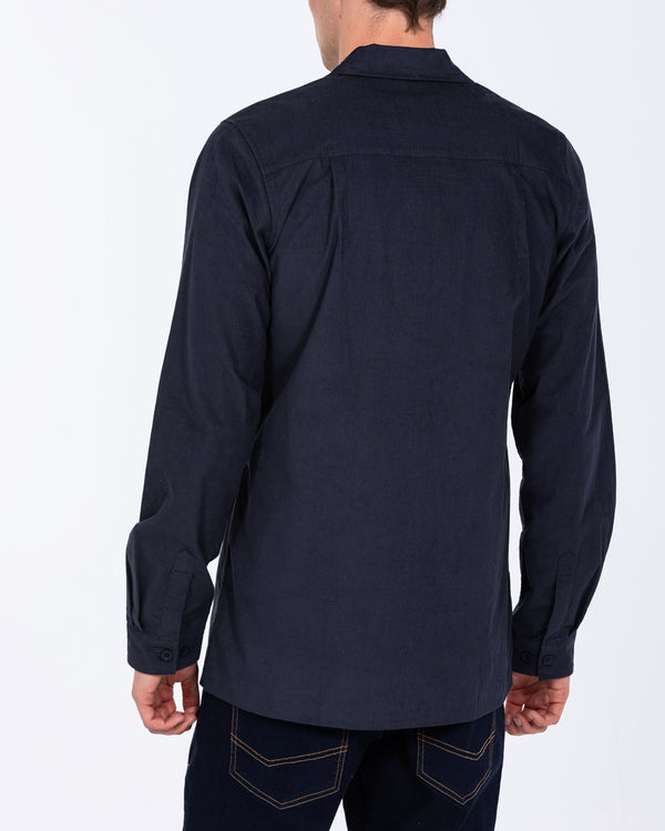 2t Tall Zip Up Cord Shacket (indigo)