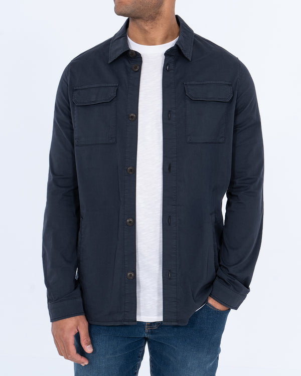 Redpoint Vico Tall Shacket (navy)
