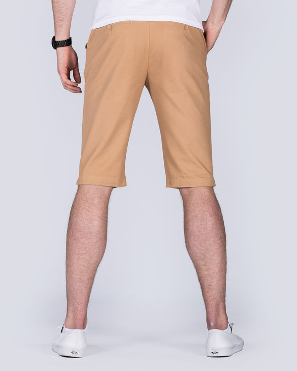 2t Alex Tall Slim Fit Chino Shorts (tan)
