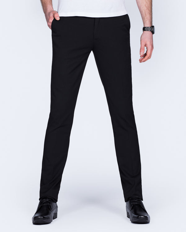 2t Tall Slim Fit Trousers (black)