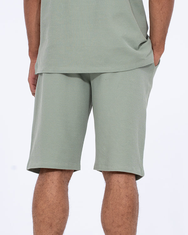 2t Joshua Tall Waffle Shorts (sage)