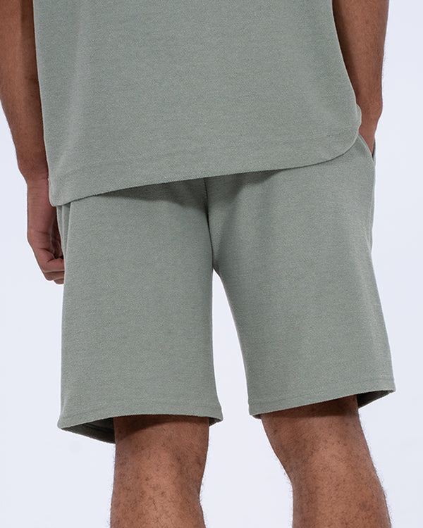2t Kai Tall Textured Shorts (light teal)