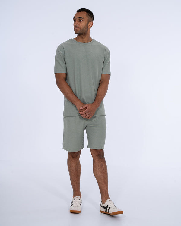 2t Kai Tall Textured T-Shirt (light teal)