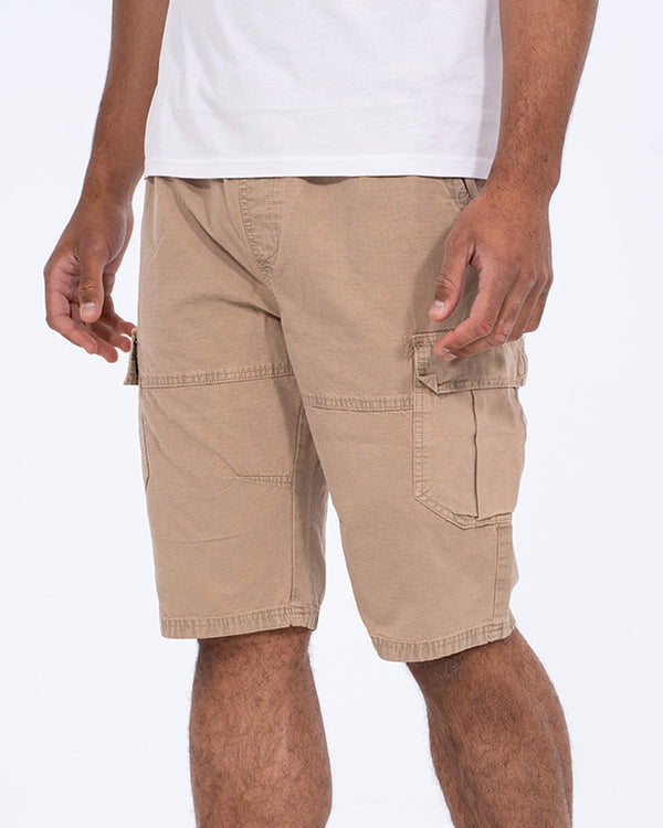 2t Micah Tall Ripstop Cargo Shorts (beige)