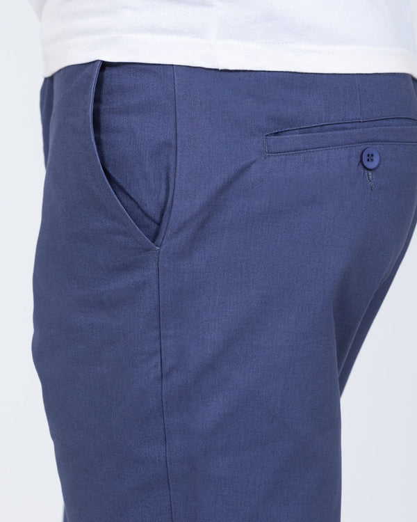 2t Alex Tall Chino Shorts (mid blue)