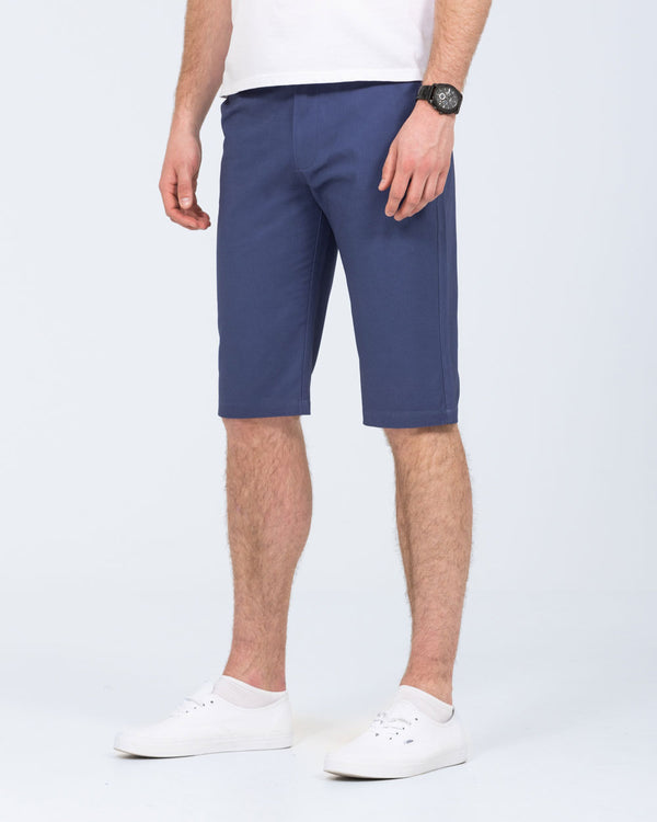 2t Alex Tall Chino Shorts (mid blue)