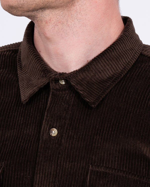 2t Ashgrove Tall Cord Overshirt (chocolate)