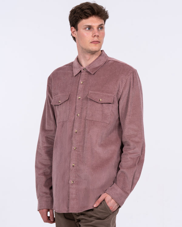 2t Ashgrove Tall Cord Overshirt (mauve)