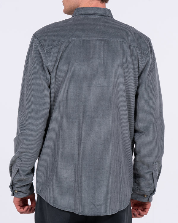2t Ashgrove Tall Cord Overshirt (titanium blue)