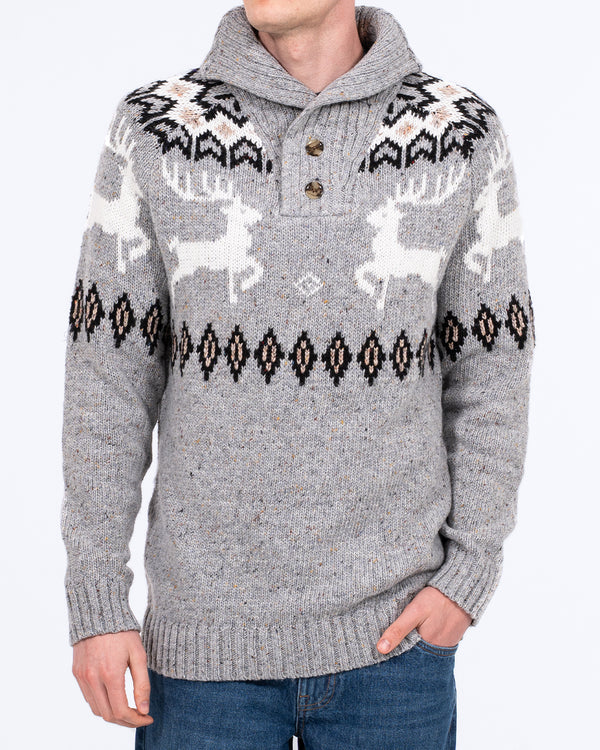 2t Connall Tall Christmas Jumper (grey)