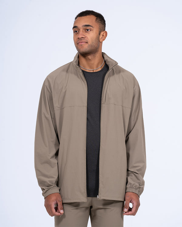 2t Tall Track Lightweight Jacket (khaki)
