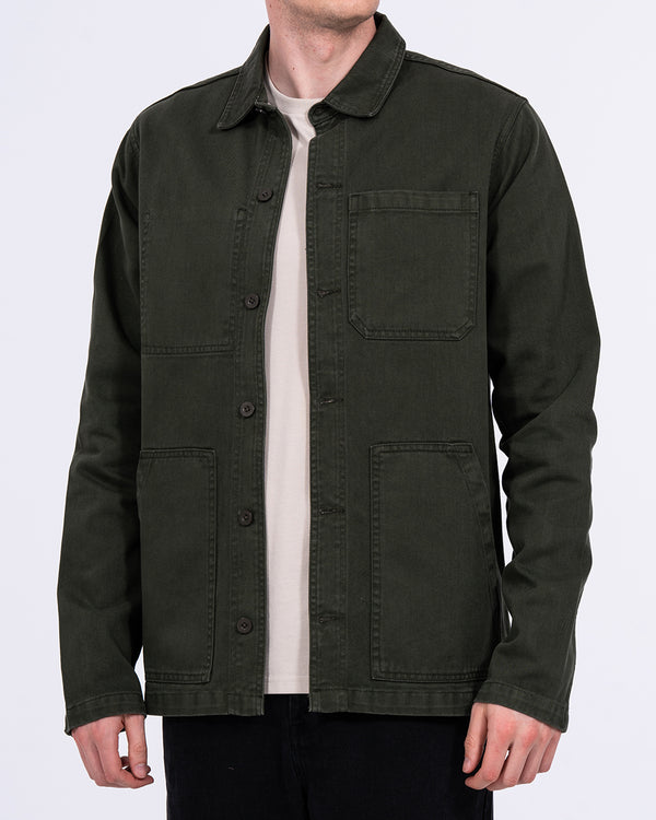 2t Tall Troy Cotton Unlined Shacket (khaki)