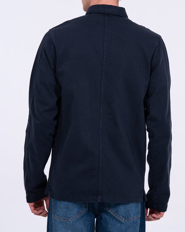 2t Tall Troy Cotton Unlined Shacket (navy)