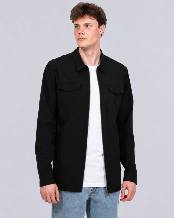 2t Westray Tall Overshirt (black)