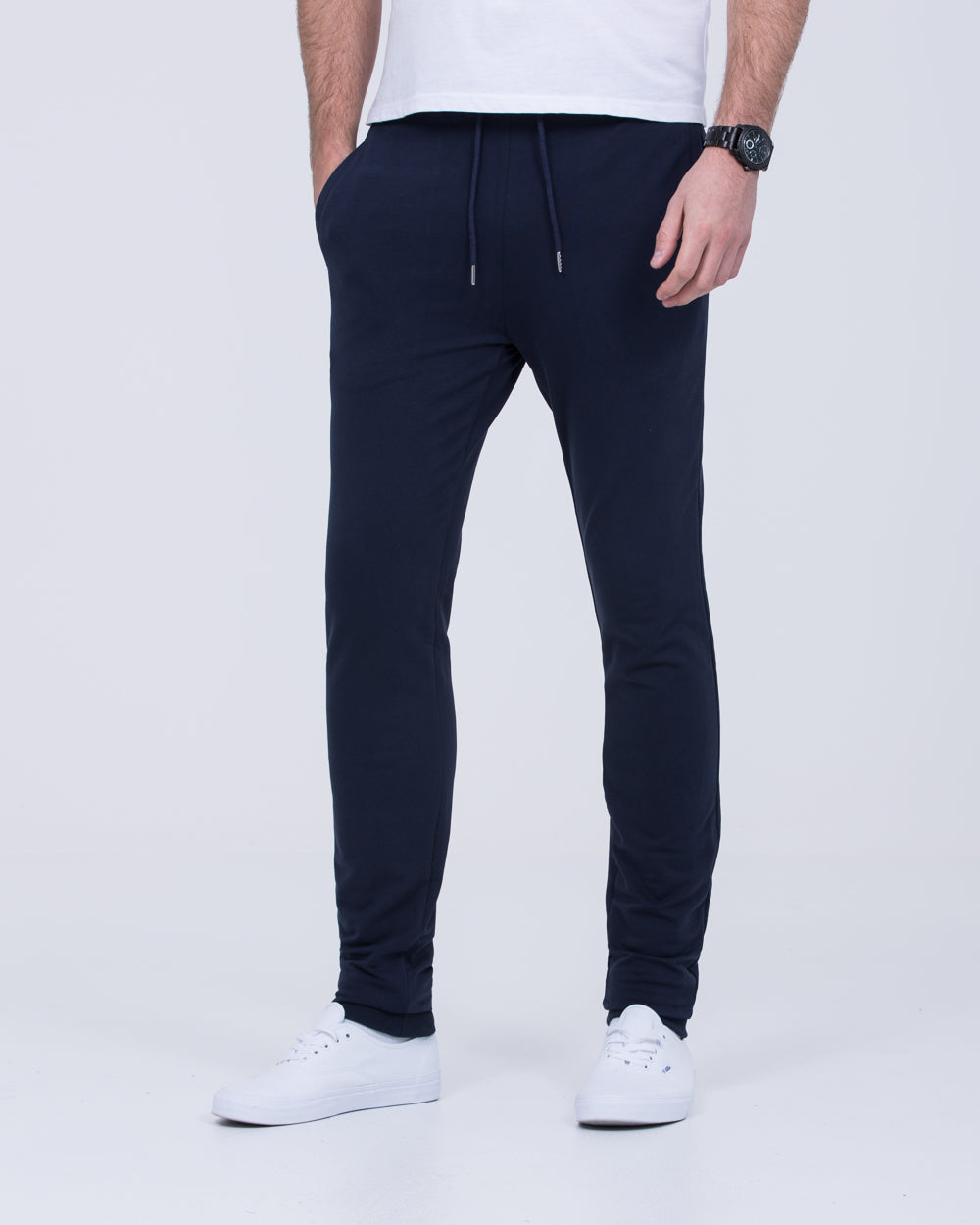 2t Miguel Skinny Fit Tall Sweat Pants (navy)