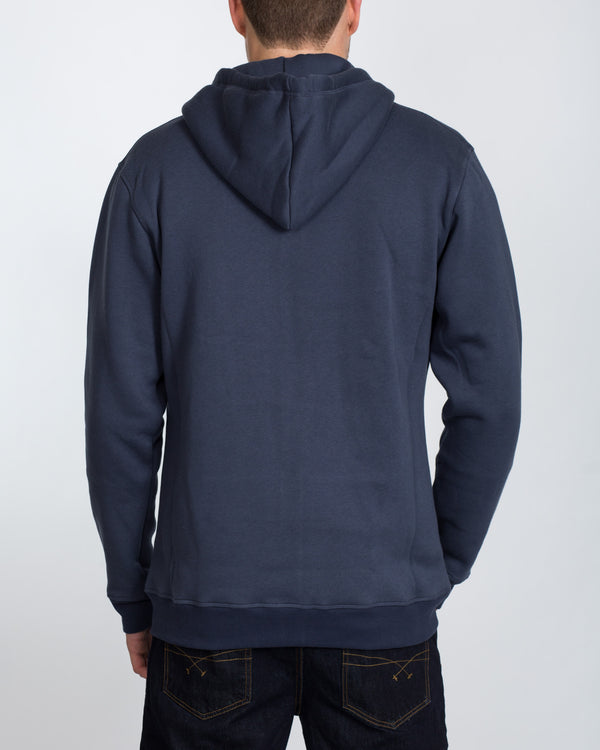 2t Zip Up Tall Hoodie (navy)