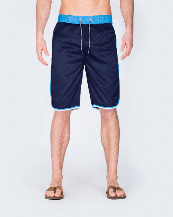 2t Tall Striped Swim Shorts (navy)