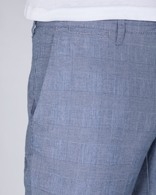 Redpoint Jasper Slim Fit Trousers (blue check)