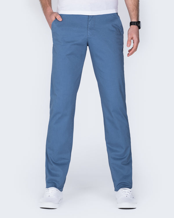 Redpoint Odessa Slim Fit Chinos (azure blue)