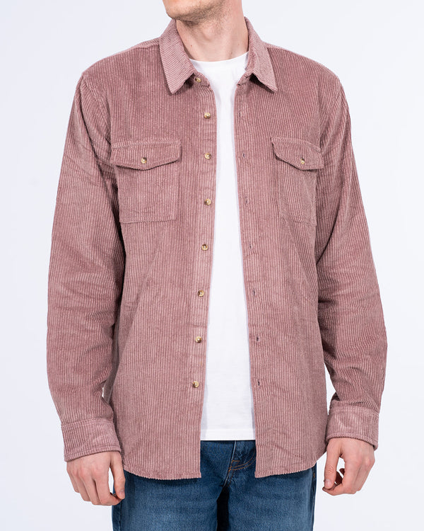 2t Ashgrove Tall Cord Overshirt (mauve)