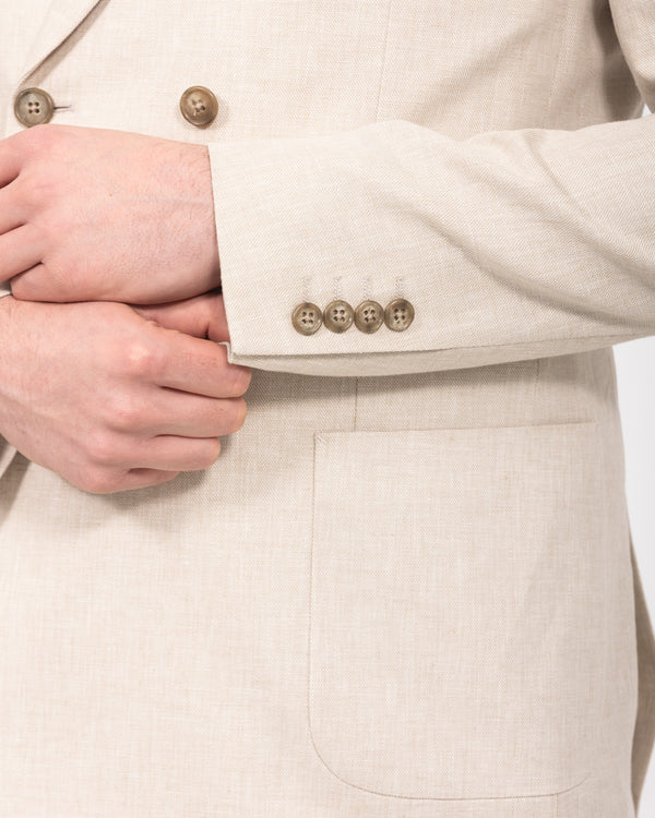 2t Tall Cotton Linen Suit Jacket (oatmeal)