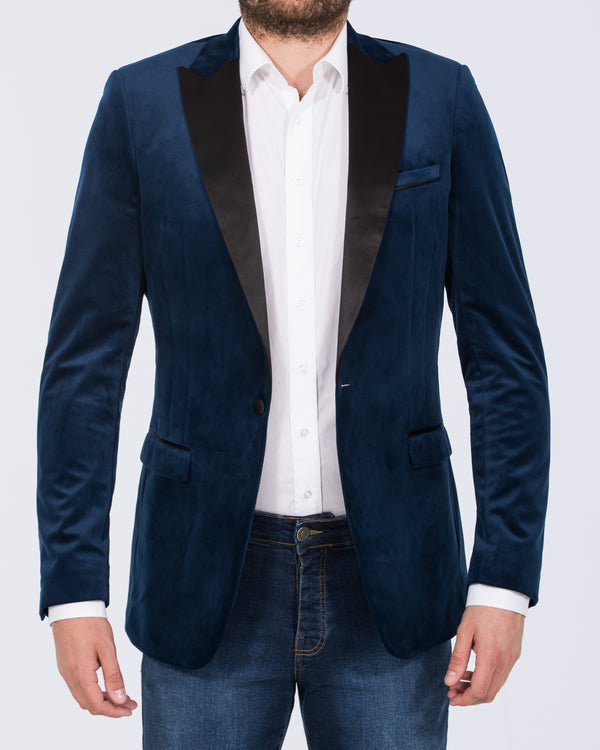 Skopes Jive Tall Velvet Blazer (royale blue)