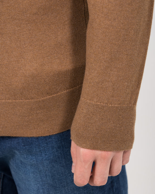 2t Adrian Tall Merino Blend Collar Cardigan (taupe)