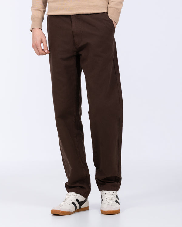 2t Broomshill Loose Fit Tall Chinos (chocolate)