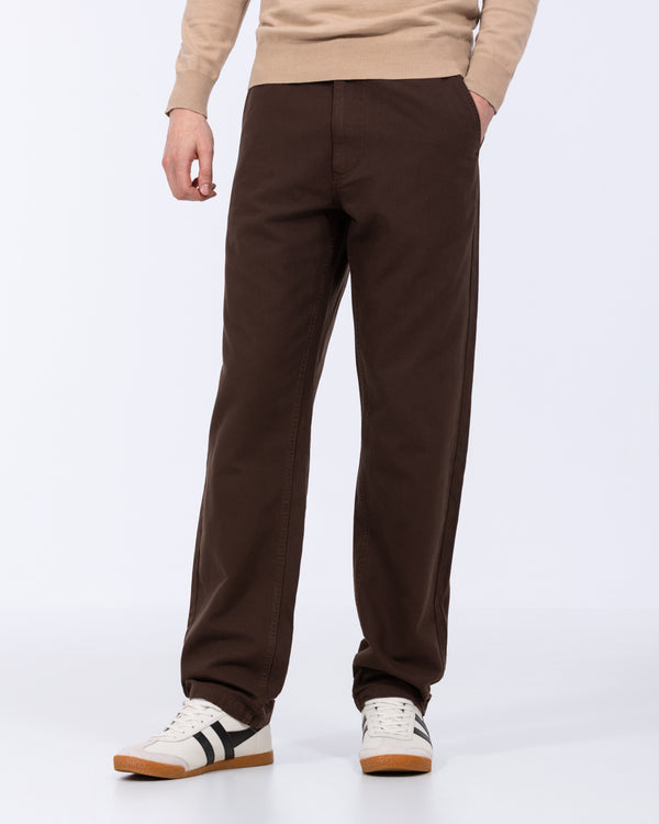 2t Broomshill Loose Fit Tall Chinos (chocolate)