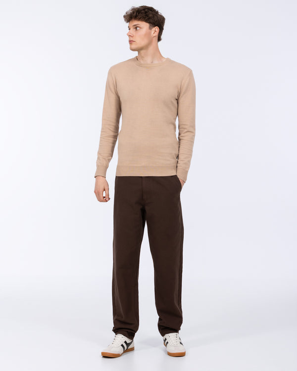 2t Broomshill Loose Fit Tall Chinos (chocolate)
