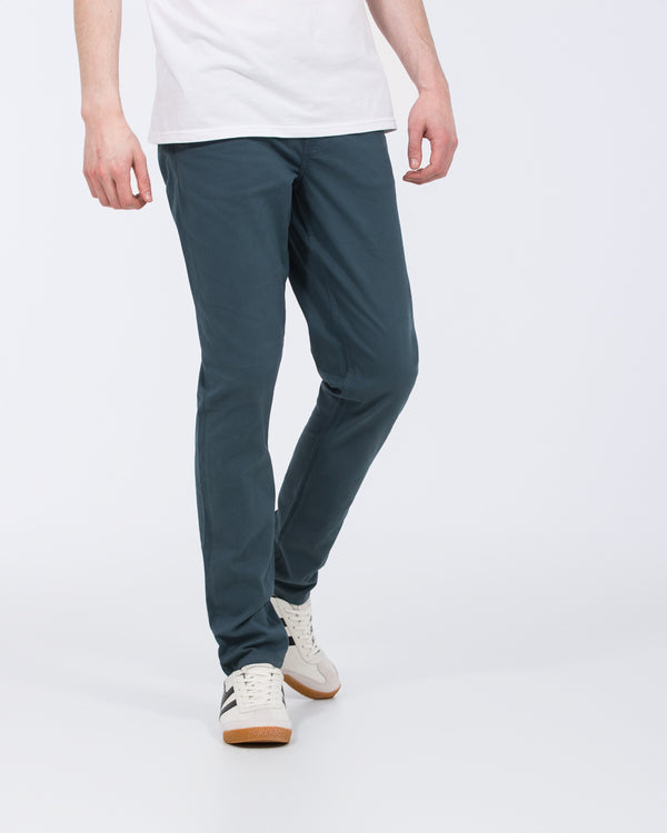 2t Oscar Tall Slim Fit Chinos (petrol blue)