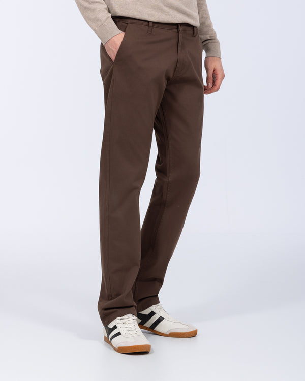 2t Myles Tall Regular Fit Chinos (chocolate)