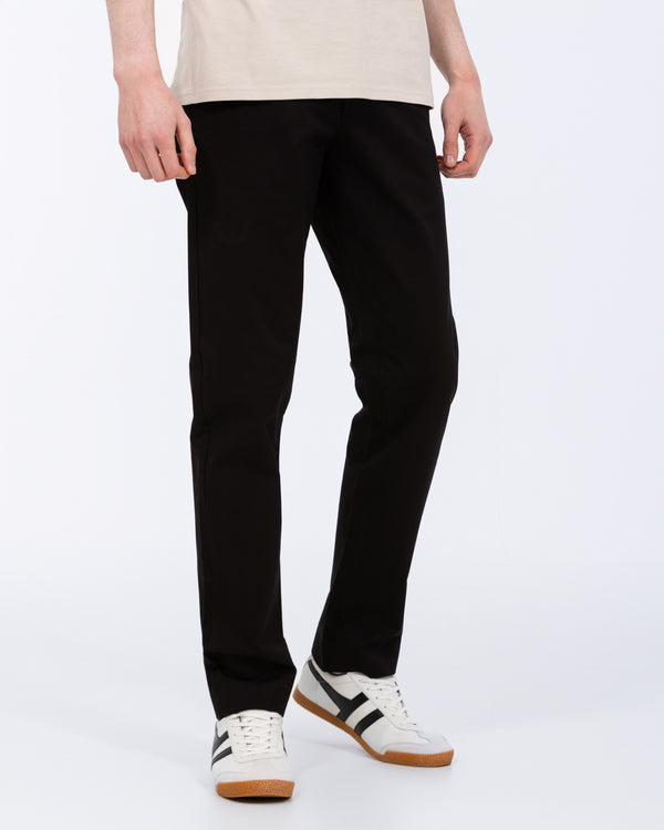 Ed Baxter Regular Fit Tall Chinos (black)