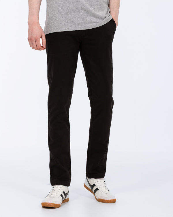 Ed Baxter Slim Fit Tall Chinos (black)