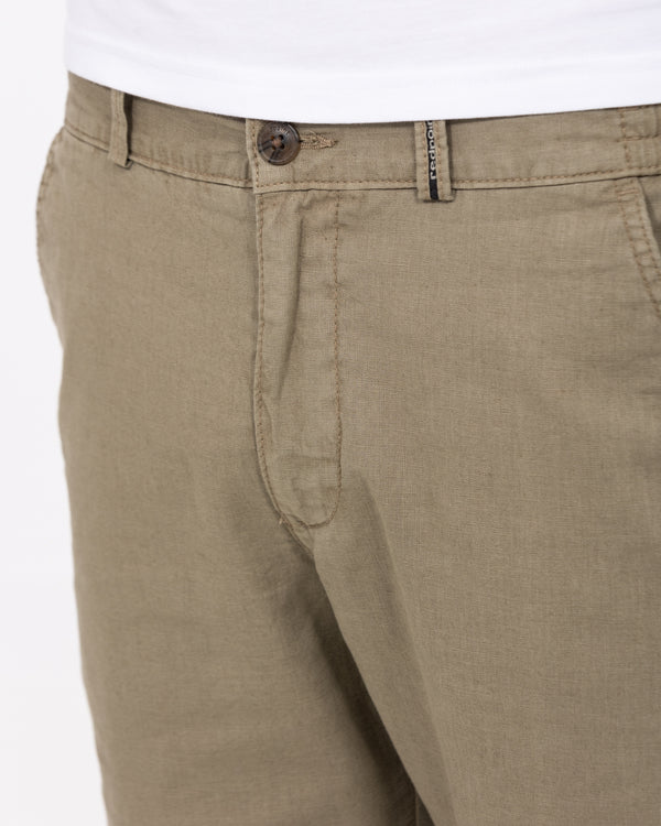 Redpoint Halifax Regular Fit Tall Linen Chinos (khaki)
