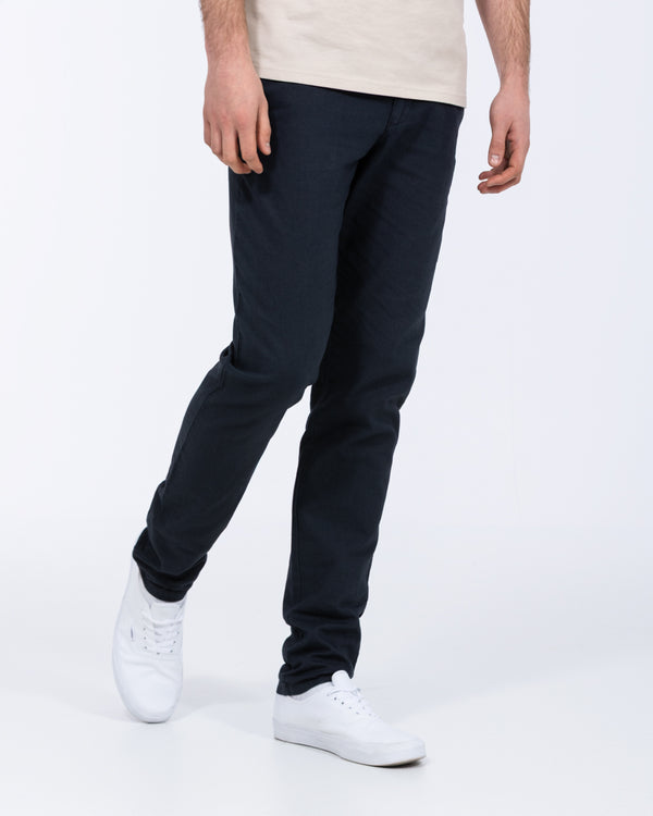 Redpoint Halifax Regular Fit Tall Linen Chinos (navy)