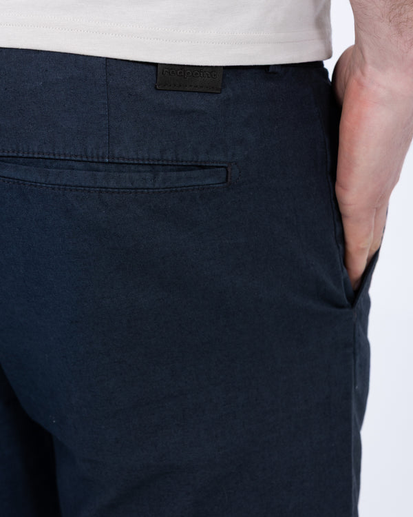 Redpoint Halifax Regular Fit Tall Linen Chinos (navy)