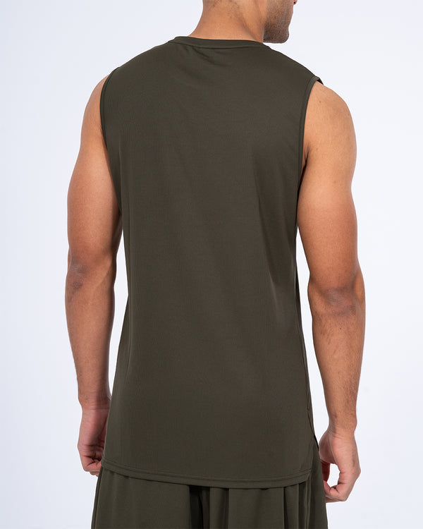 Parell Evolve Tall Sleeveless Training Top (khaki)