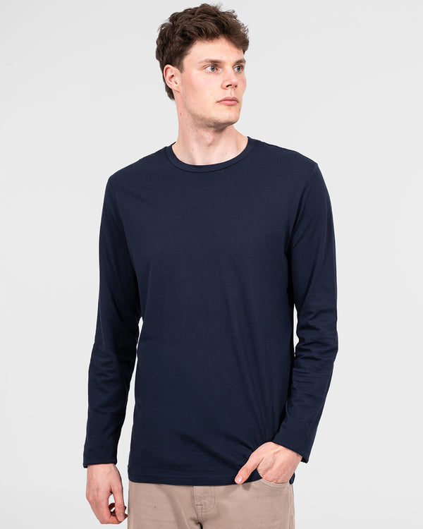Essentalls Long Sleeve Tall T-Shirt (navy)