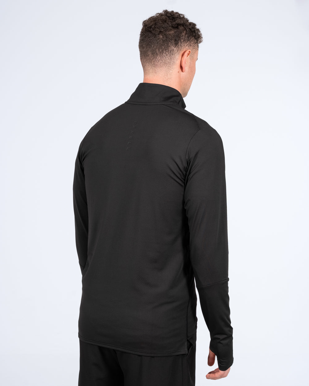 Parell Evolve Tall Mens Quarter Zip Training Top (black) | Tall