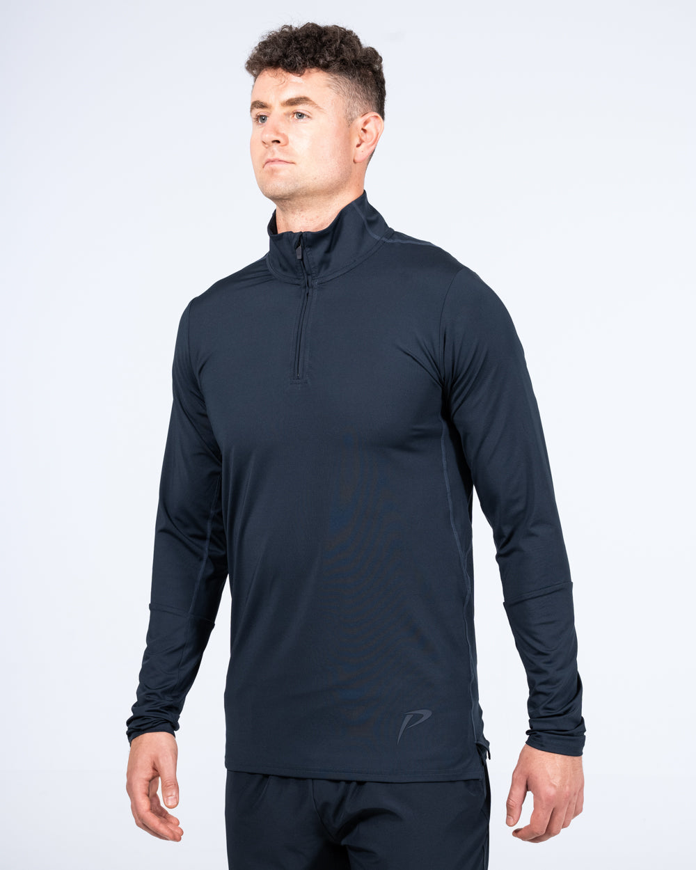 Parell Evolve Tall Mens Quarter Zip Training Top (navy) | Tall