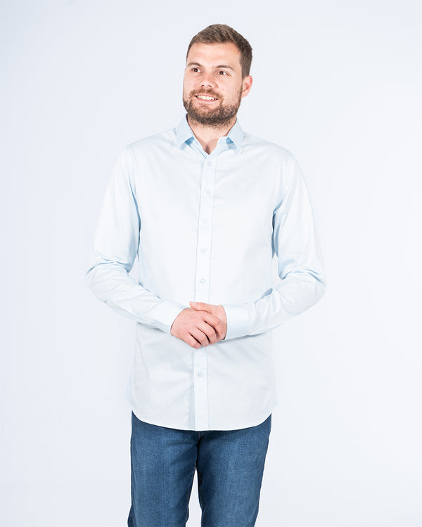 2t Slim Fit Extra Tall Formal Shirt (sky blue)