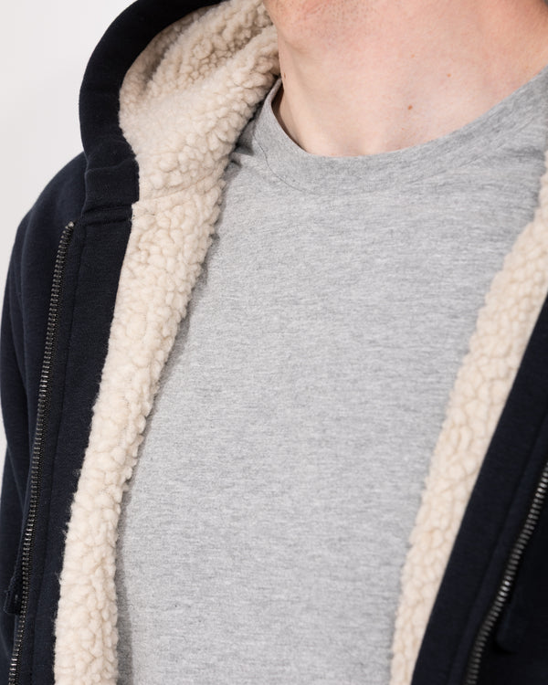 2t Andrew Tall Sherpa Hoodie (navy)