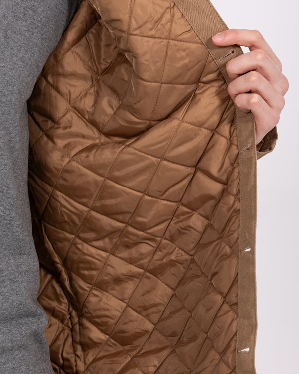2t Duthie Tall Quilt Lined Jacket (camel)