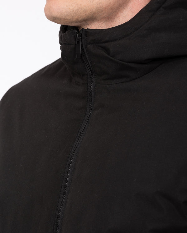 2t Nikki Padded Tall Longline Mac (black)
