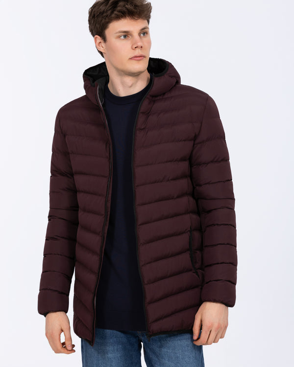 2t Grant Tall Puffer Jacket (burgundy)